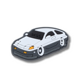Glow White Street Race Car