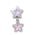 Purple and Pink Star Dangle