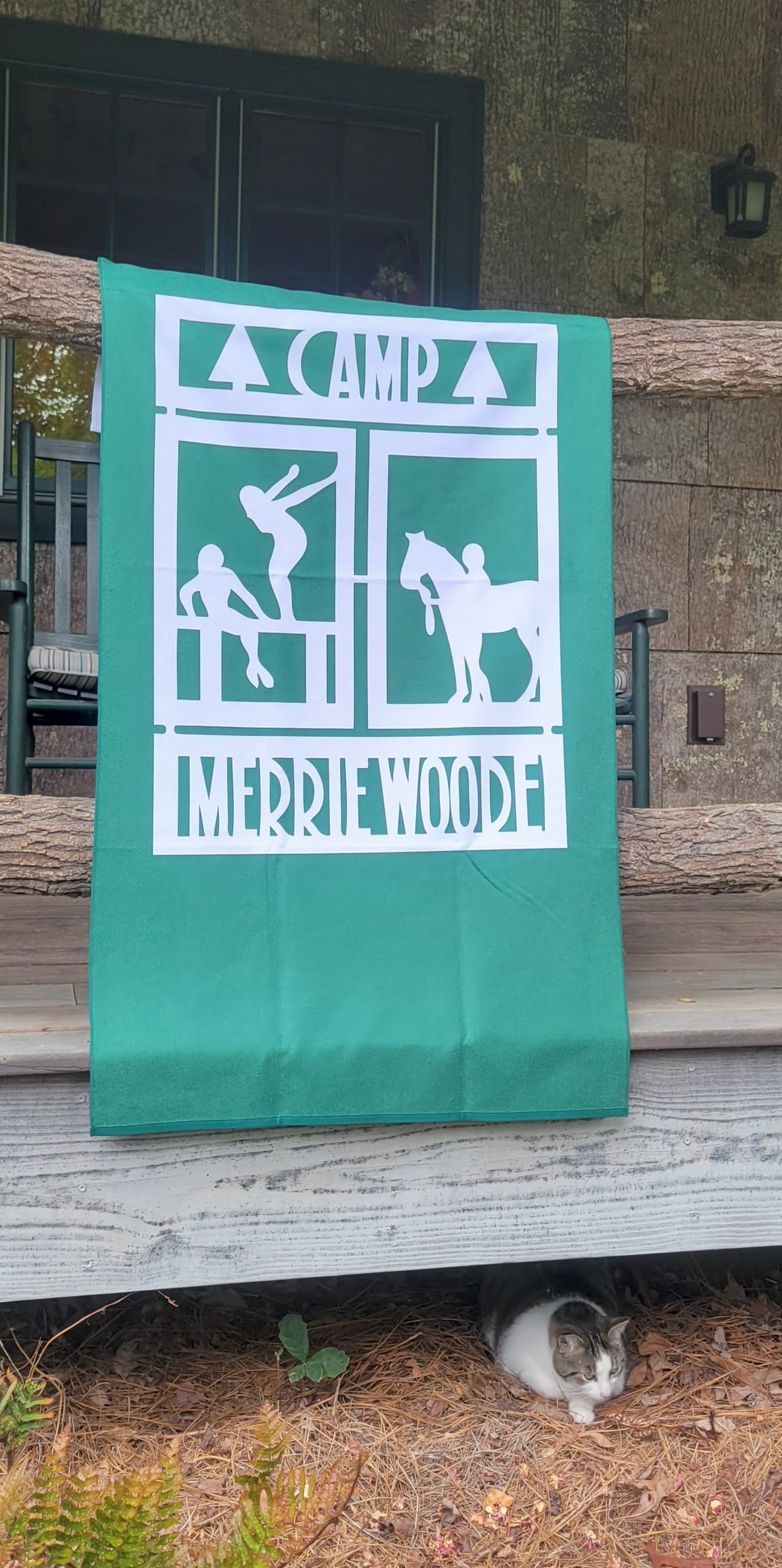 Camp Merrie-Woode Beach Towel